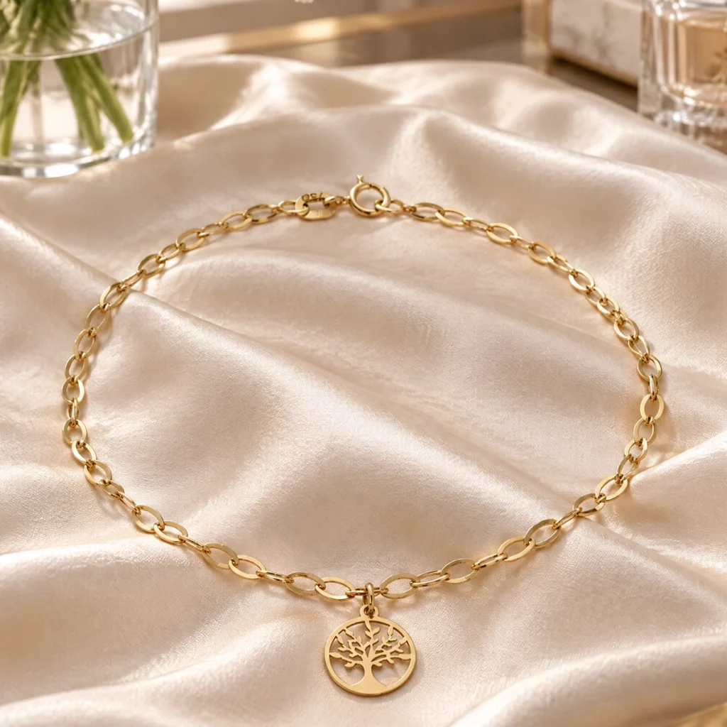 Pulseira árvore da vida em ouro 18k: Pulseira Árvore da Vida, da KMS Joias